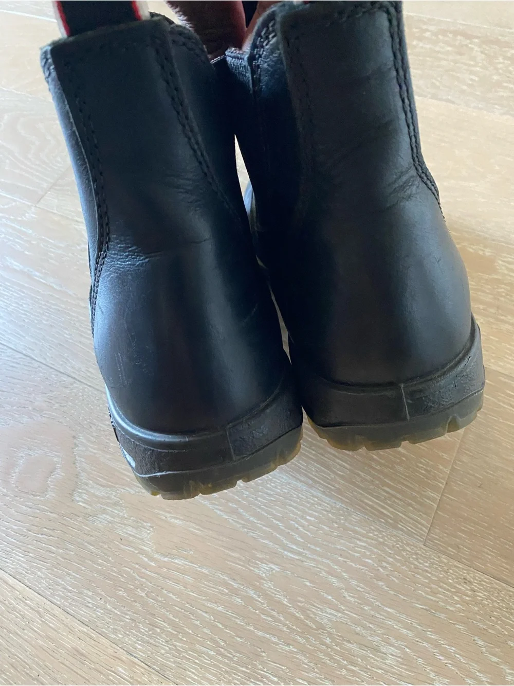 Redback Bobcat black leather ankle Chelsea boots men us size 9.5 us 8.5